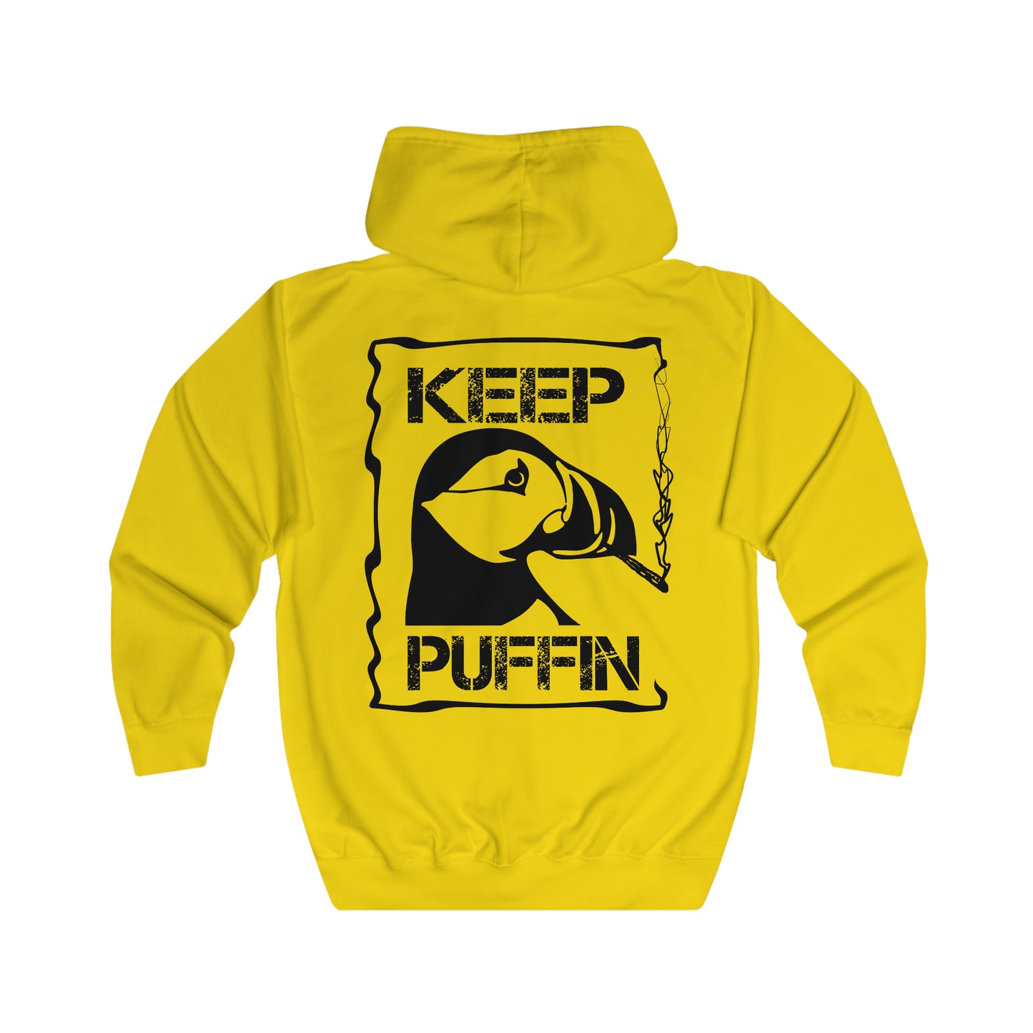 Keep Puffin..Unisex Full Zip Hoodie