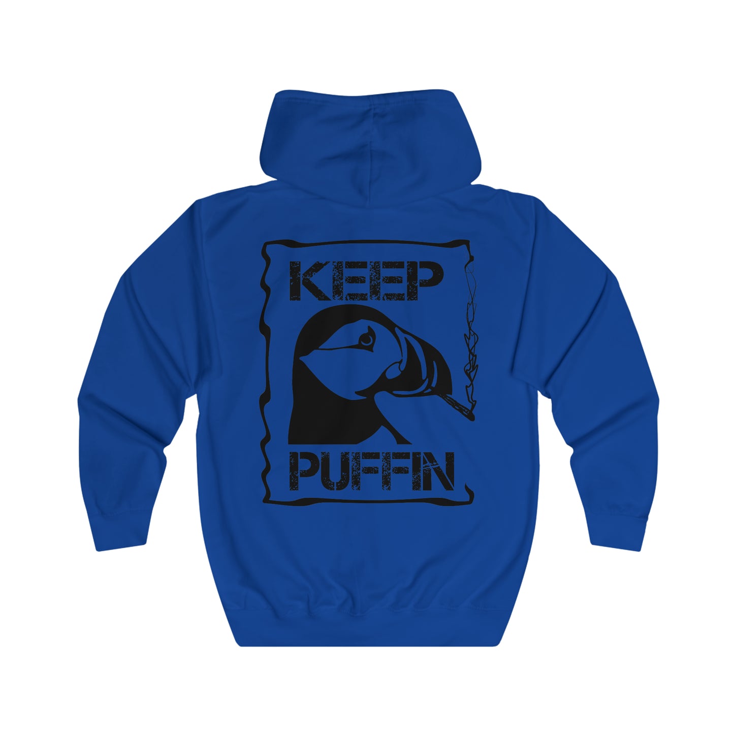 Keep Puffin..Unisex Full Zip Hoodie