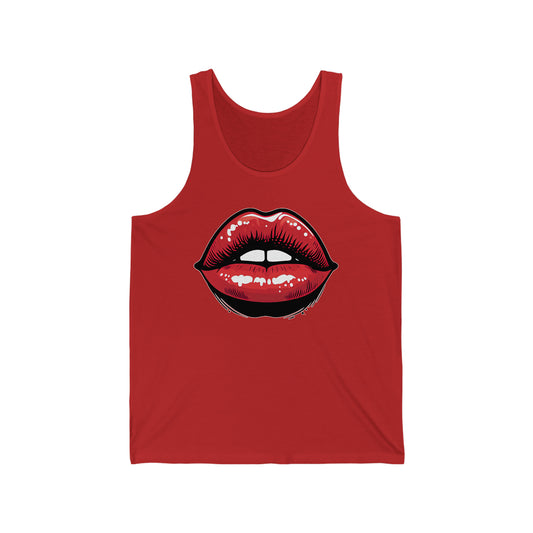 Lippable..Unisex Jersey Tank