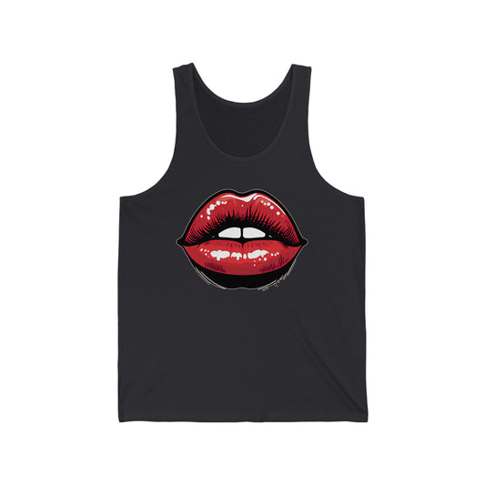 Lippable..Unisex Jersey Tank