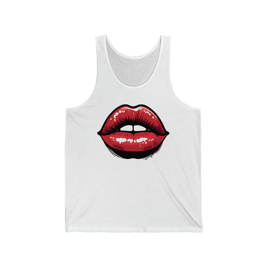 Lippable..Unisex Jersey Tank