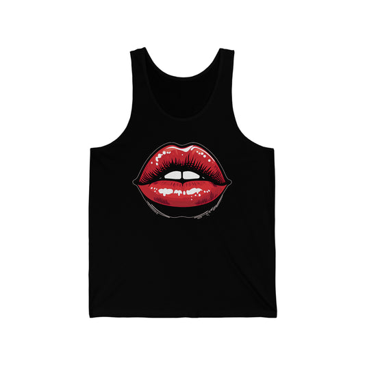 Lippable..Unisex Jersey Tank