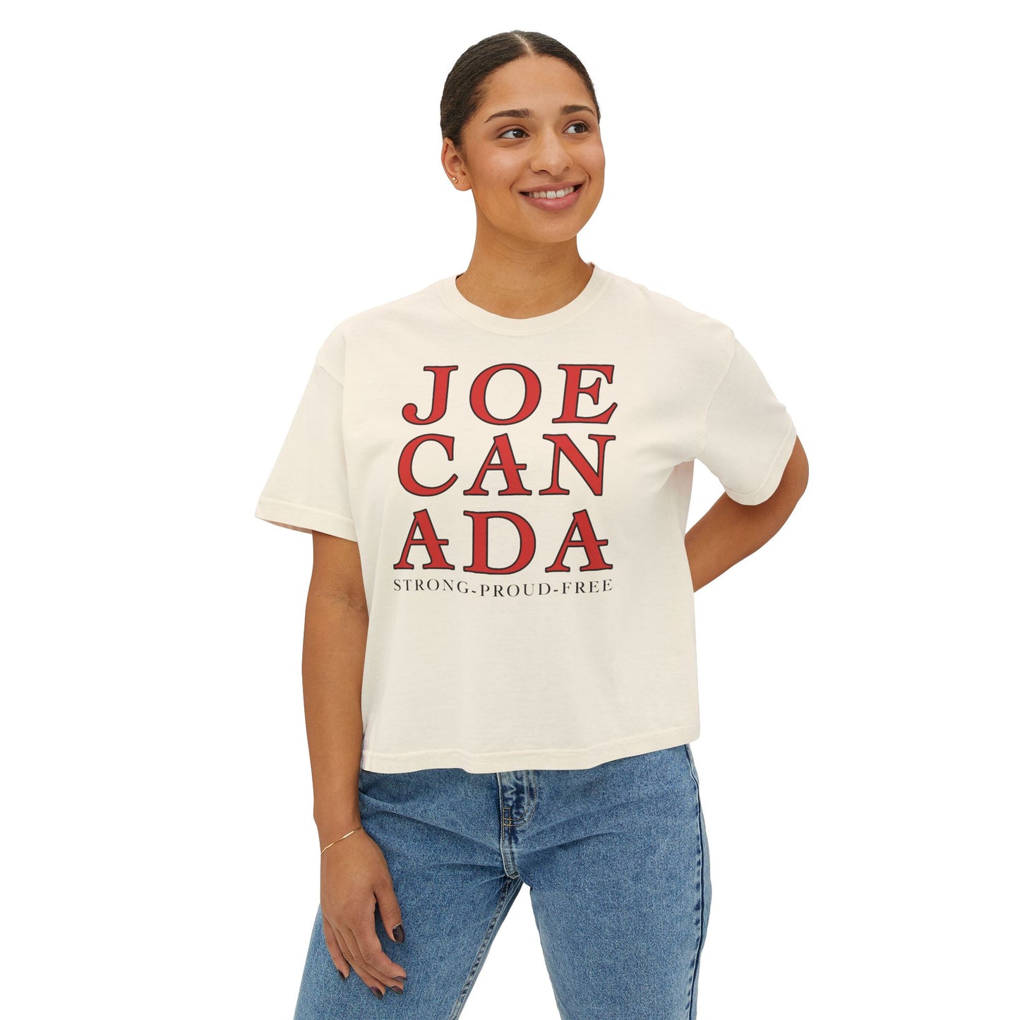 JoeCanada Strong Proud Women's Boxy Tee