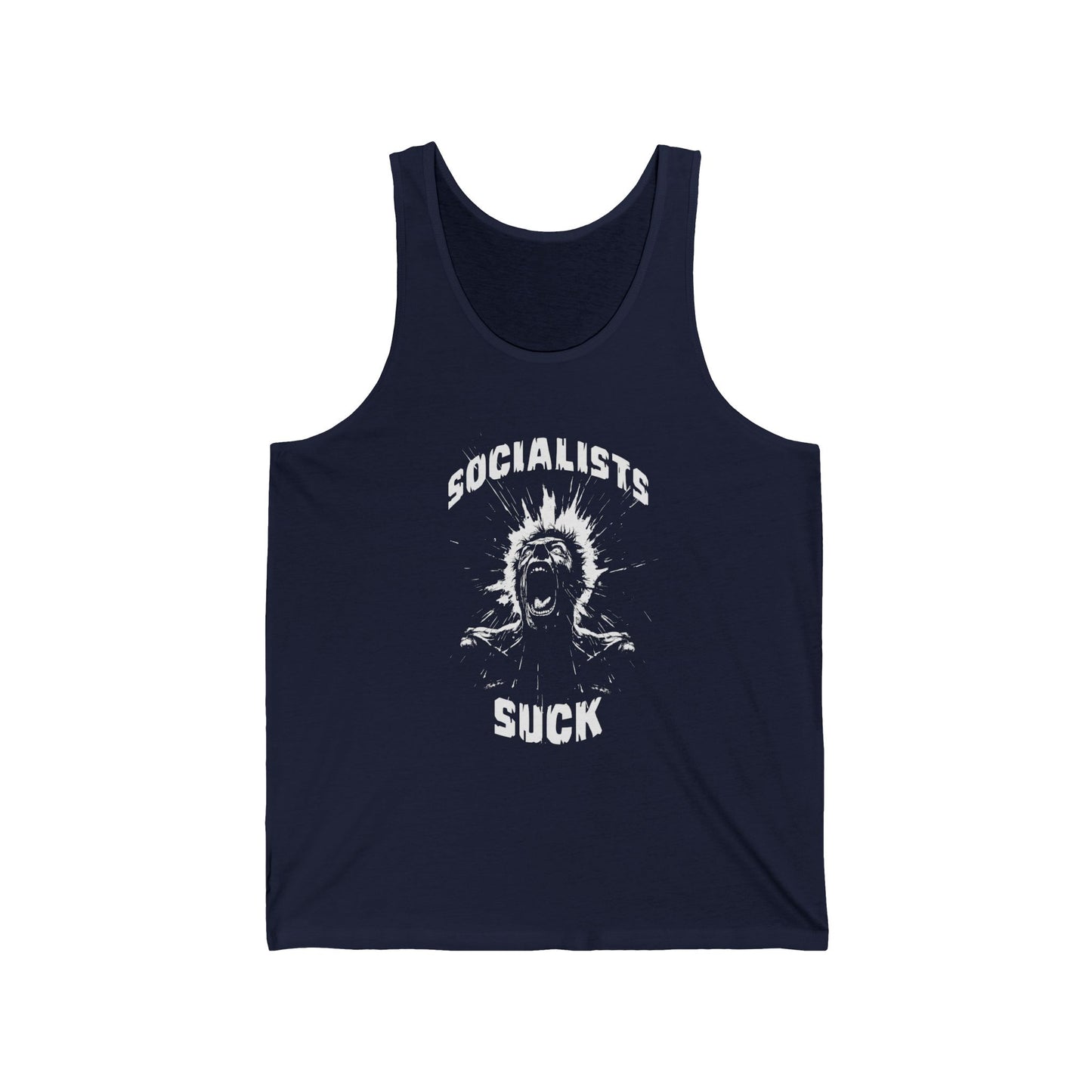 Socialists suck Unisex Jersey Tank