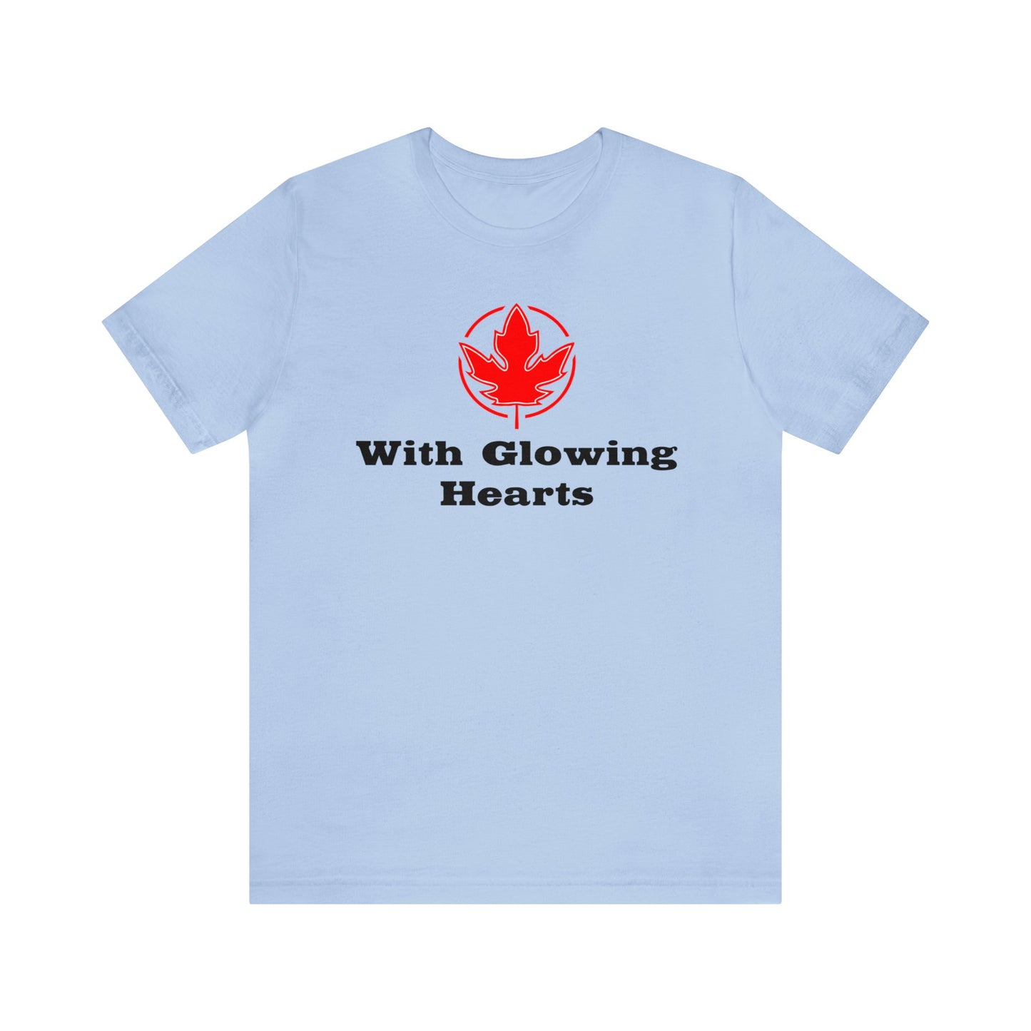 With Glowing ..Unisex Jersey Short Sleeve Tee