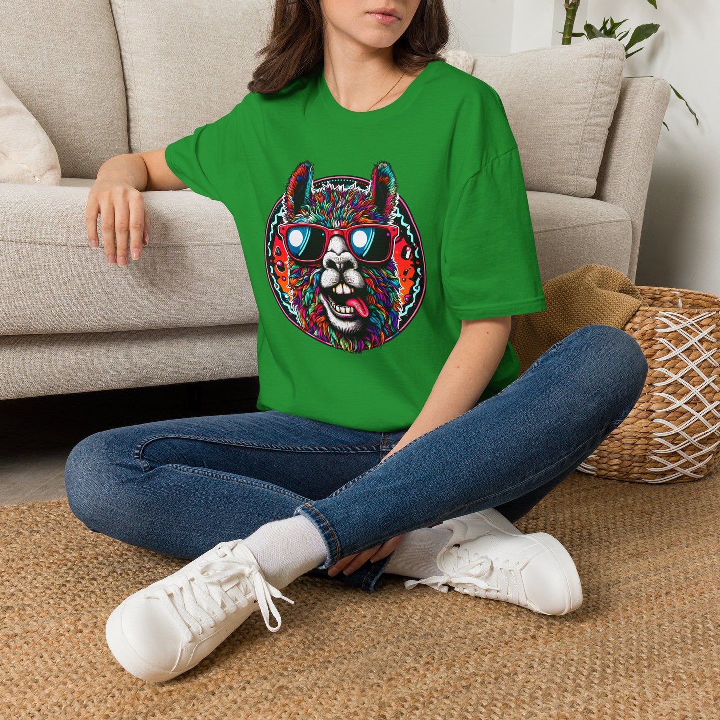 Mama Llama Unisex Softstyle T-Shirt