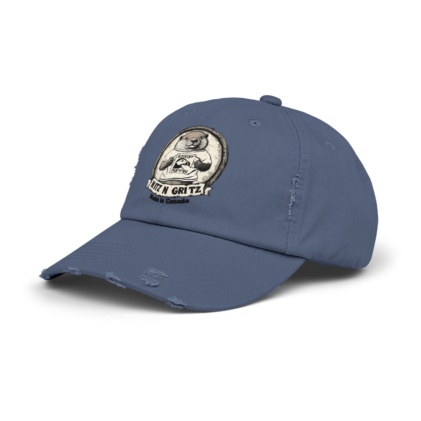 NitznGritz KP Made in Canada Unisex Distressed Cap
