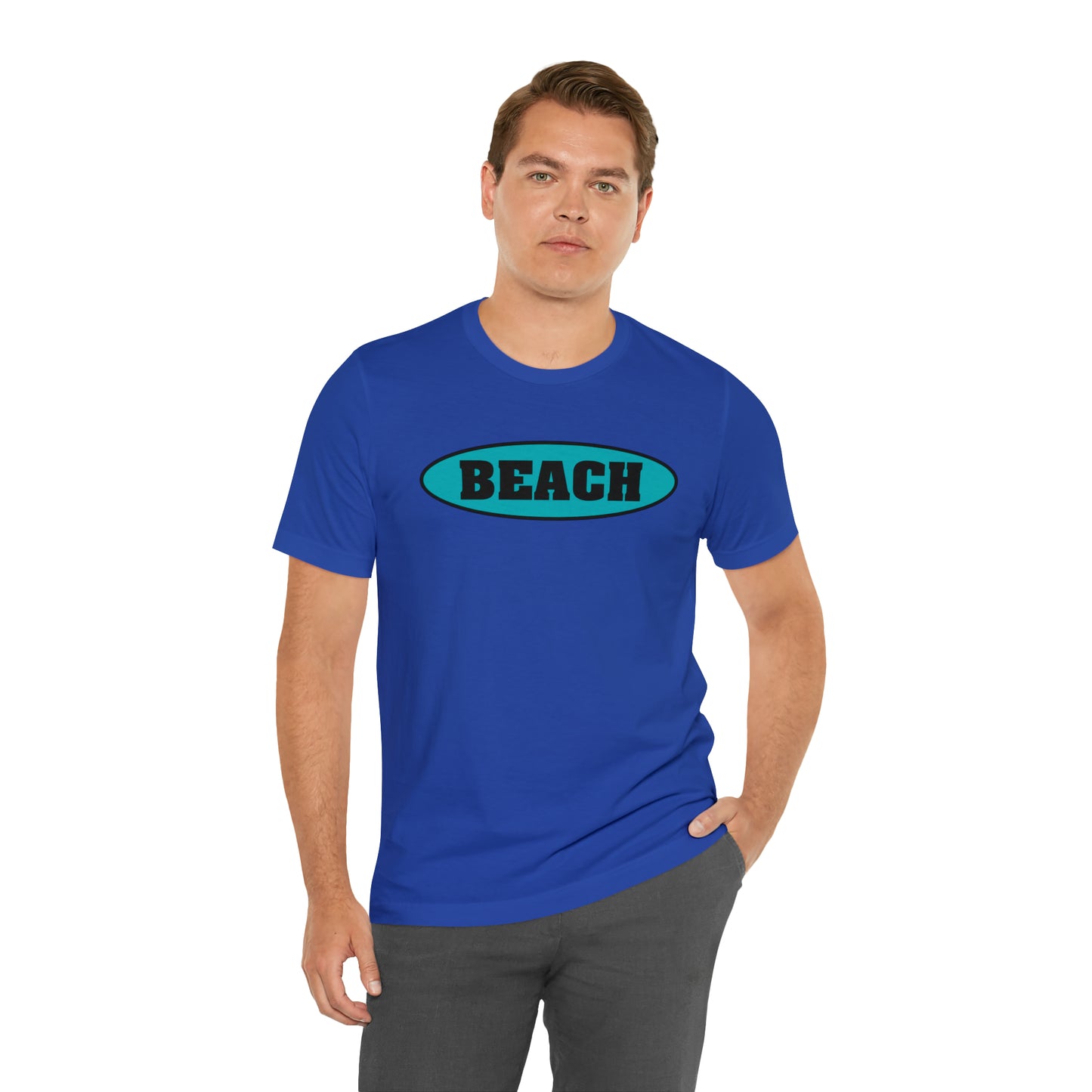 BEACH..Unisex Jersey Short Sleeve Tee