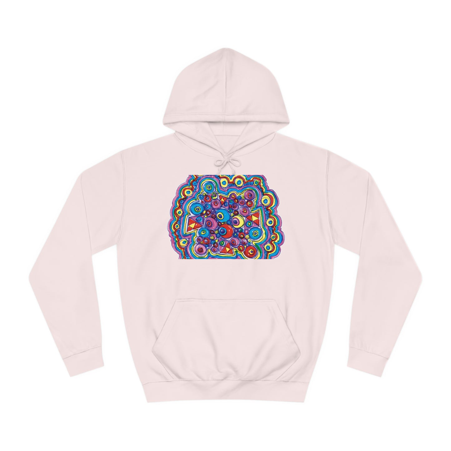 Arty Cloud..Unisex College Hoodie