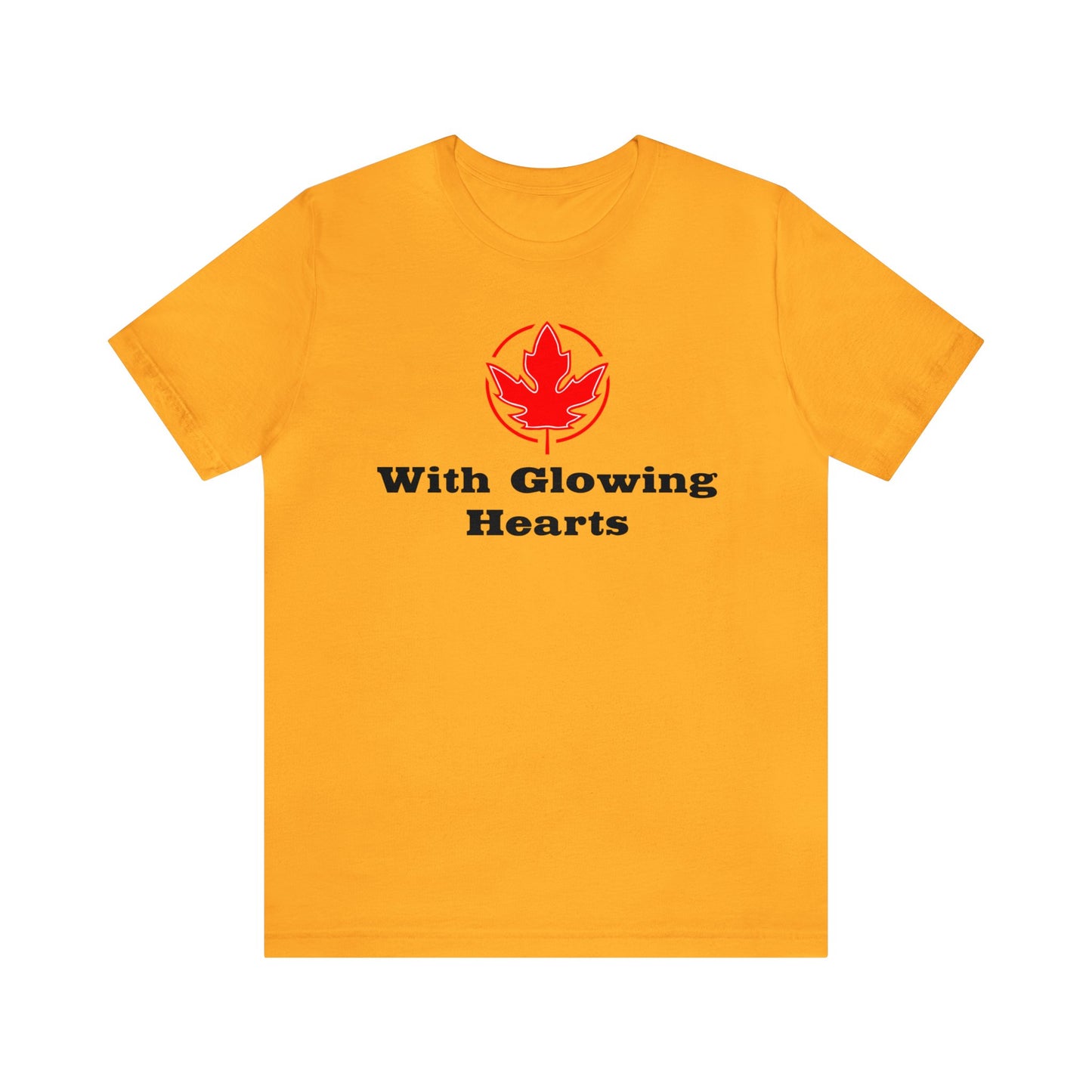 With Glowing ..Unisex Jersey Short Sleeve Tee