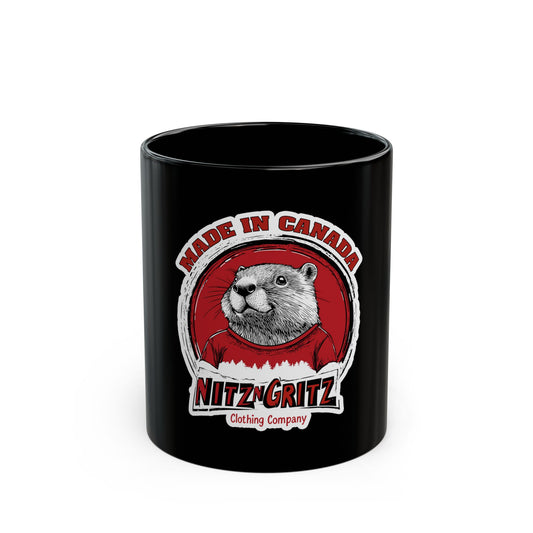 Black NitznGritz Made in Canada mug (11oz, 15oz)