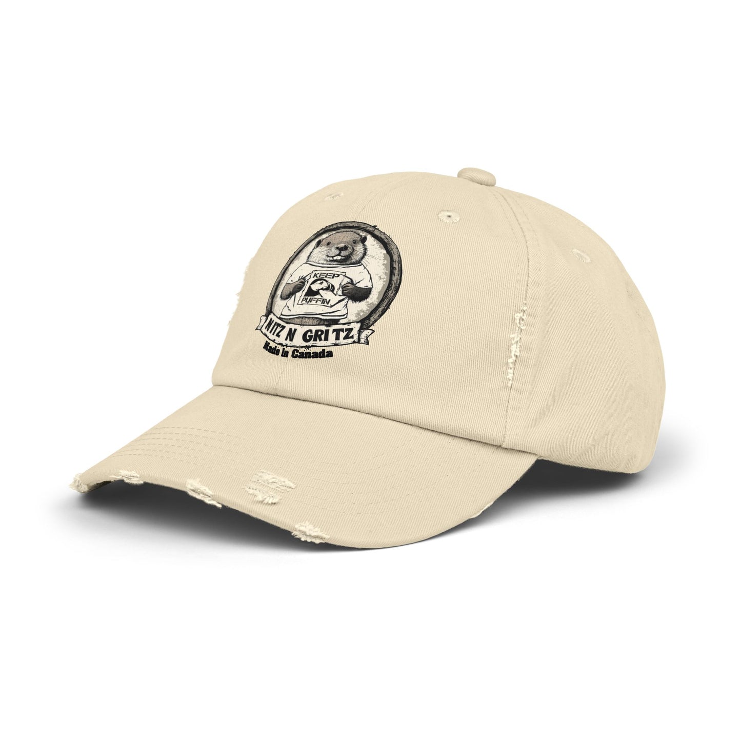 NitznGritz KP Made in Canada Unisex Distressed Cap
