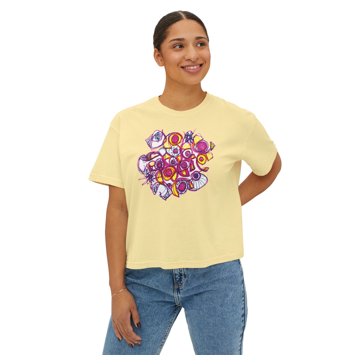 Arty Cloud Women's Boxy Tee