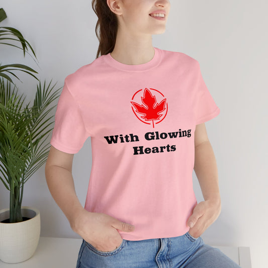 With Glowing ..Unisex Jersey Short Sleeve Tee