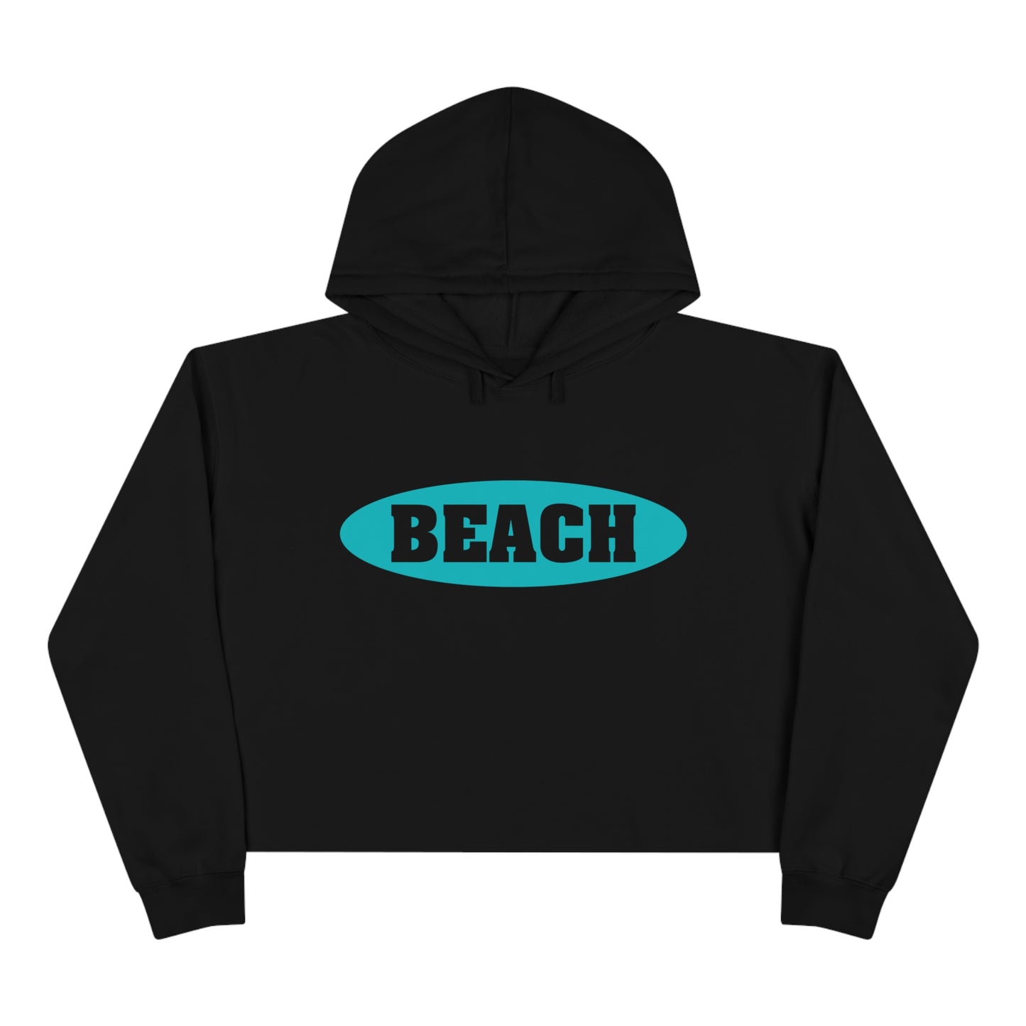 Beach..Crop Hoodie