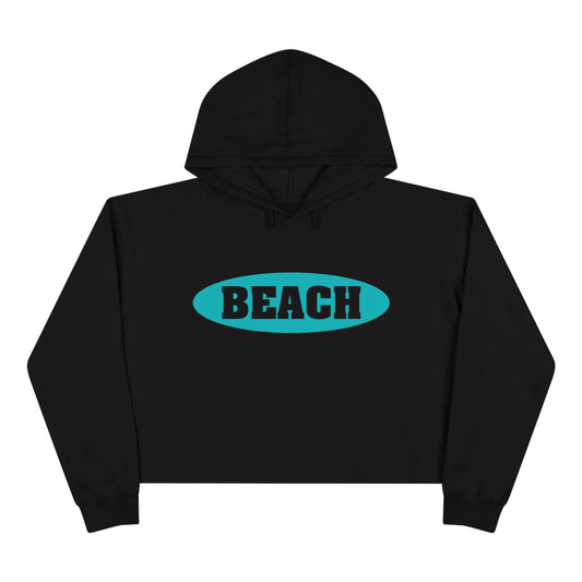 Beach..Crop Hoodie