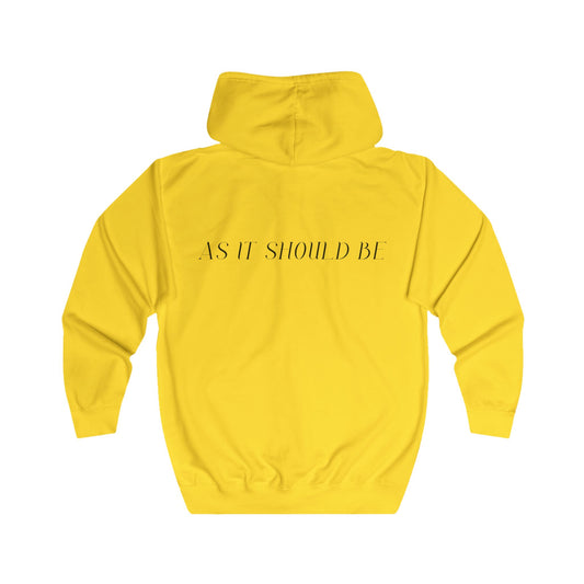 As It Should Be..Unisex Full Zip Hoodie