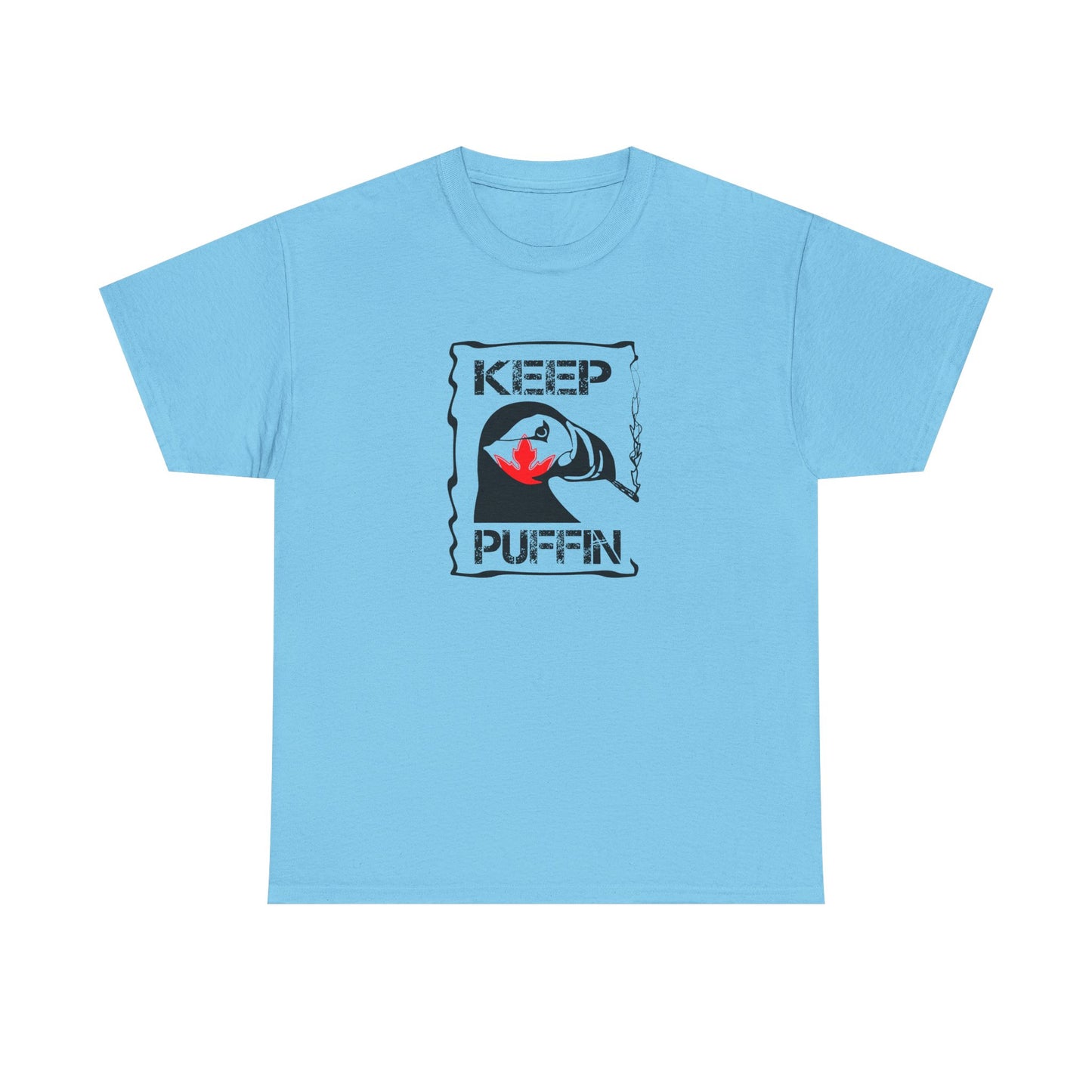 Keep Puffin Leaf Unisex Heavy Cotton Tee