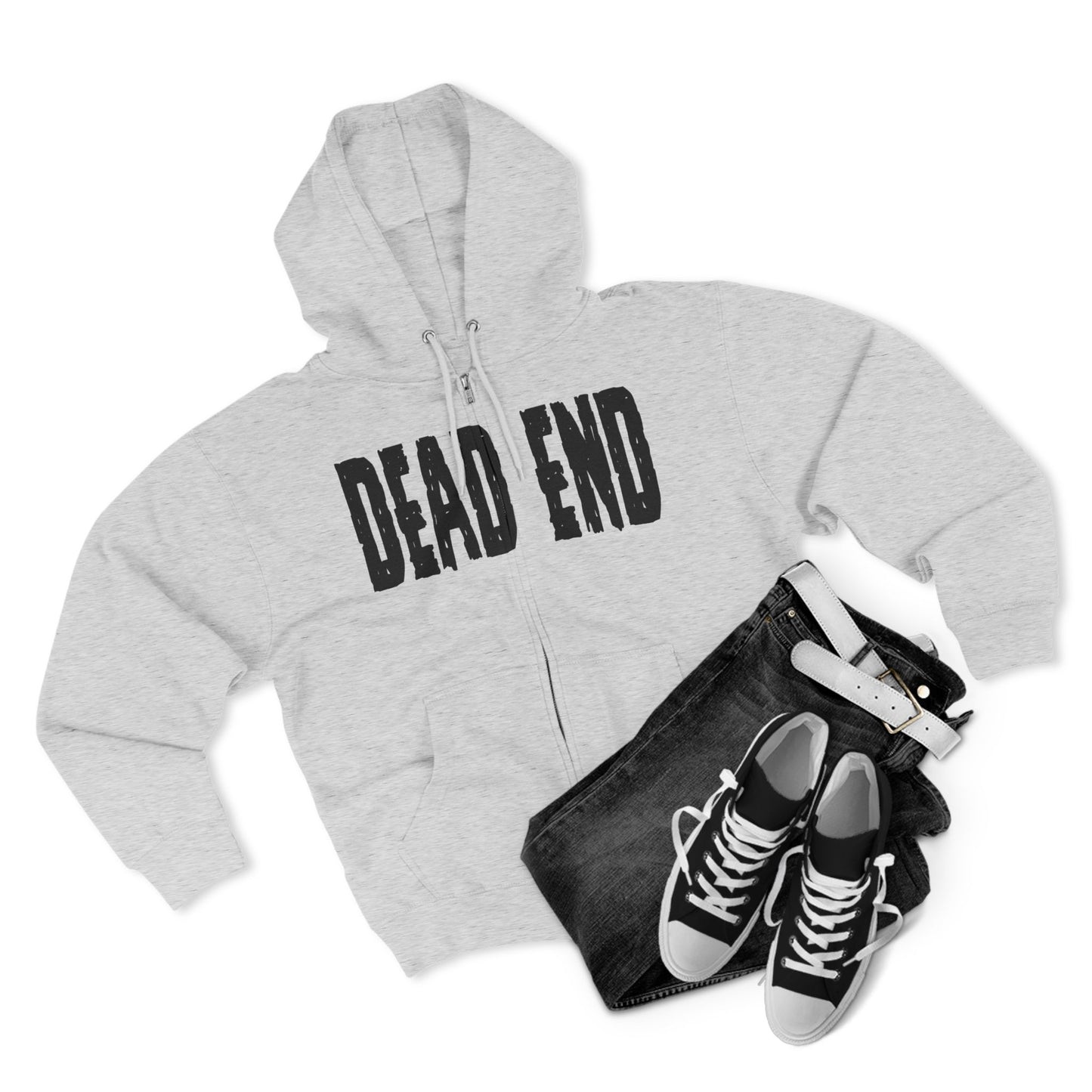 Dead End Unisex Zip Hoodie