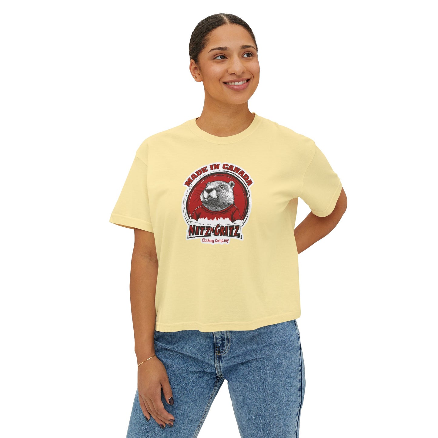 NitznGritz' Made in Canada Women's Boxy Tee