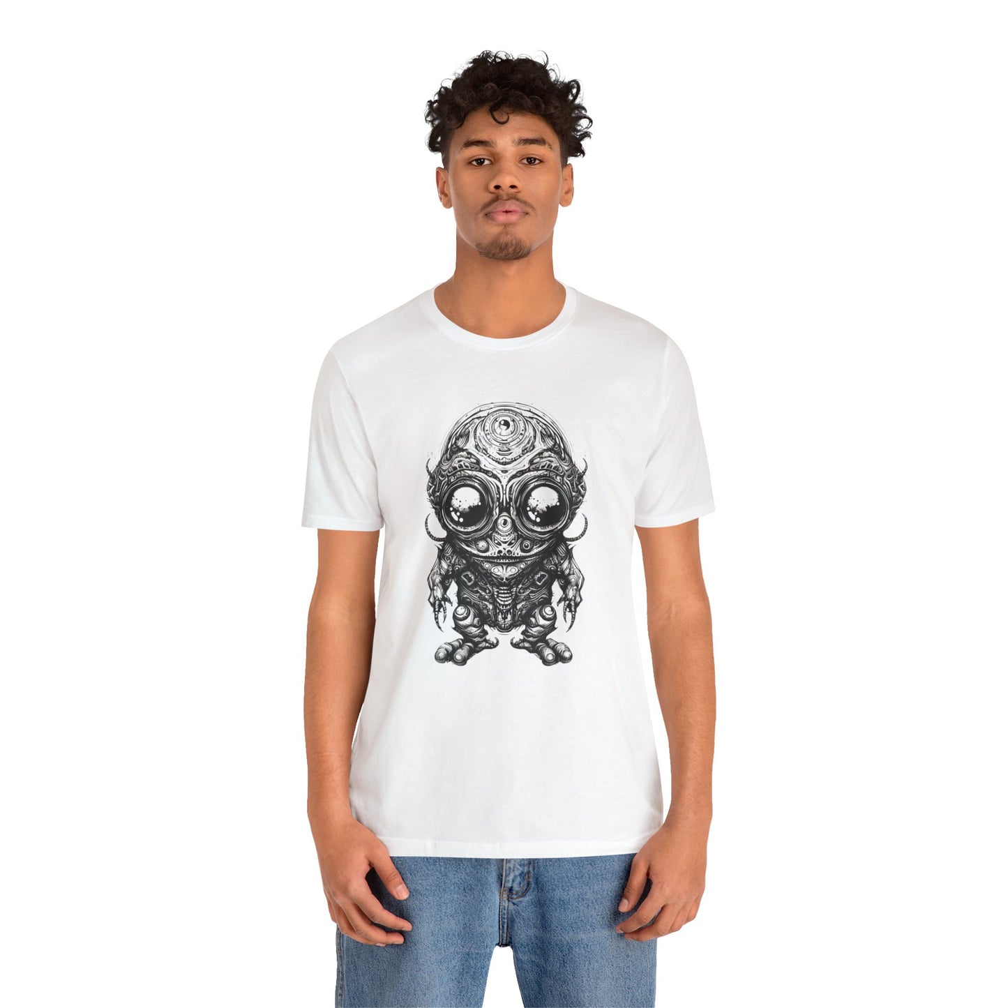 Alien Here..Unisex Jersey Short Sleeve Tee