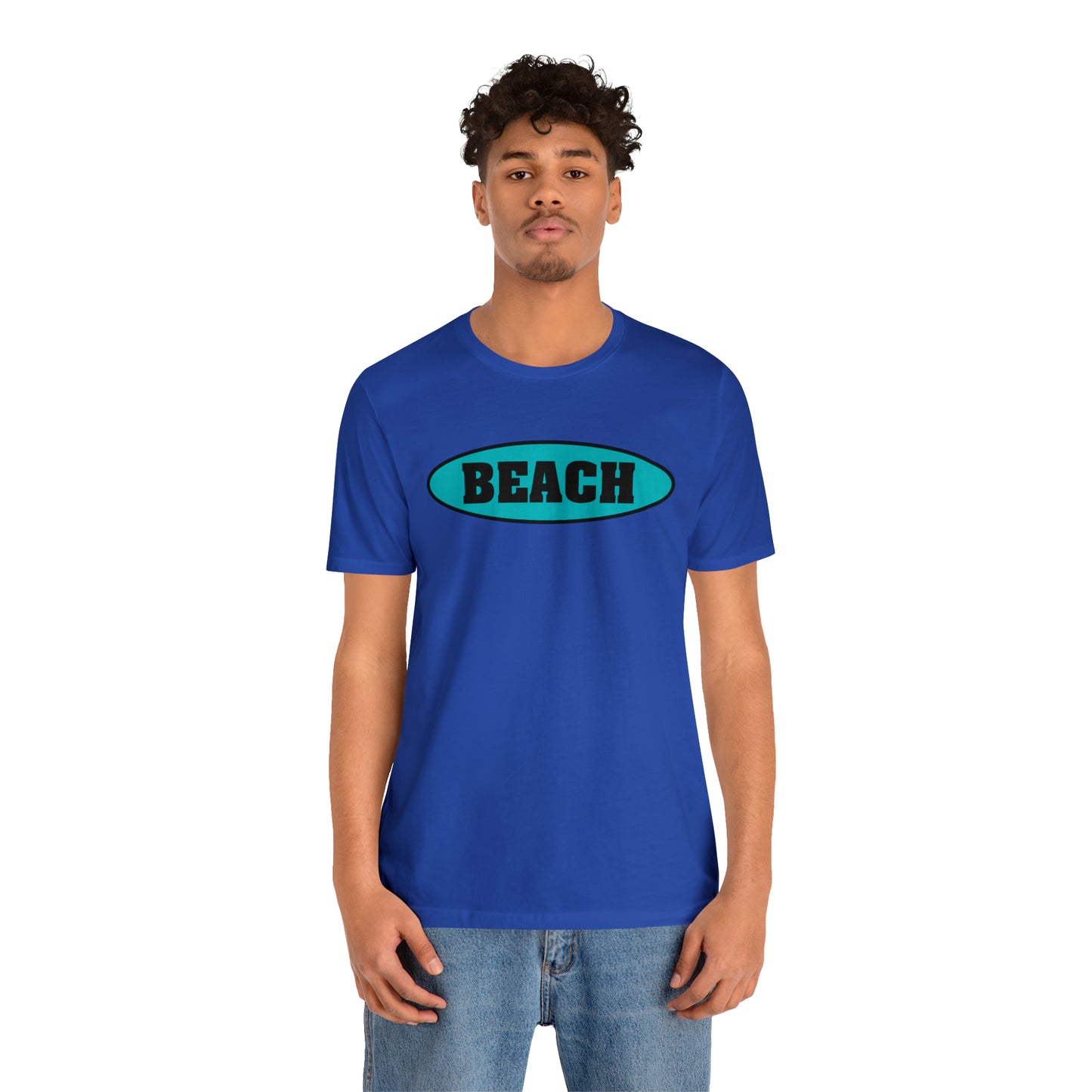 BEACH..Unisex Jersey Short Sleeve Tee