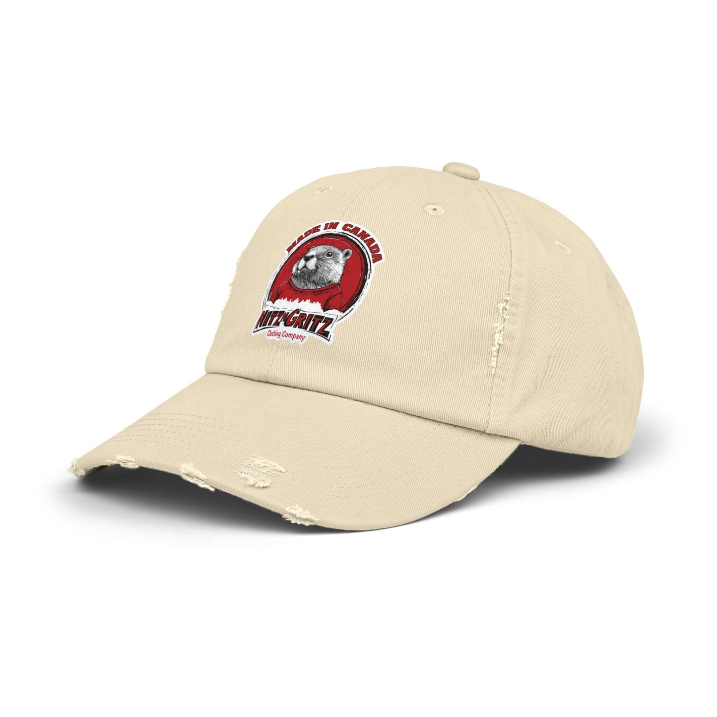 NitznGritz Made in Canada Unisex Distressed Cap