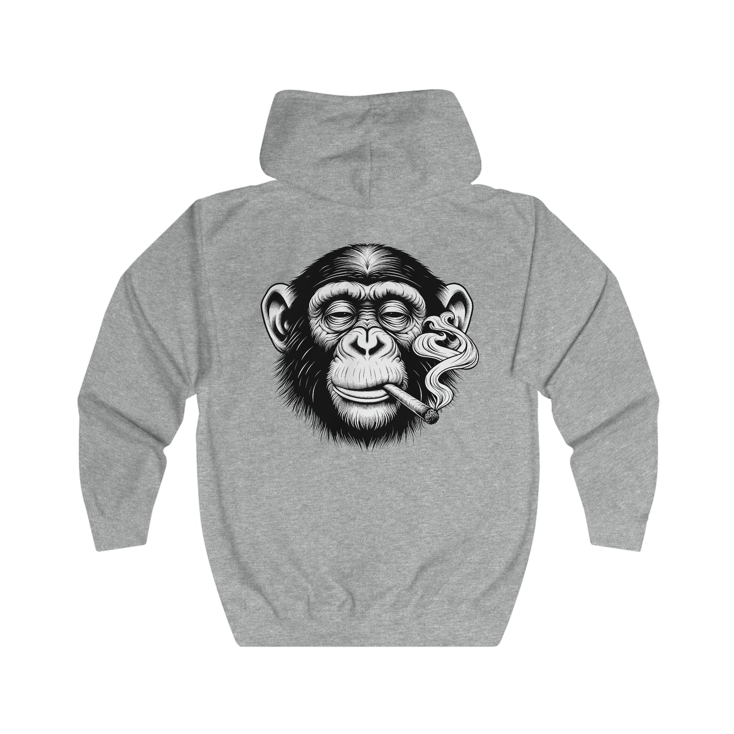 Mah Monkey-man.Unisex Full Zip Hoodie