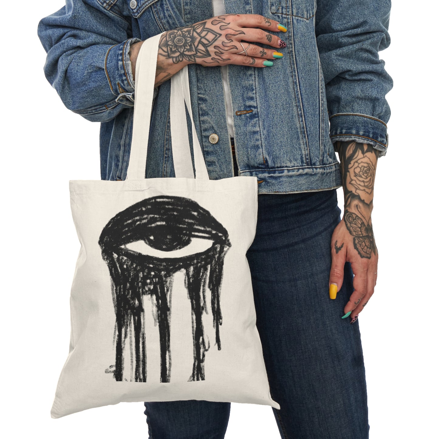 Eye Sea.  Natural Tote Bag