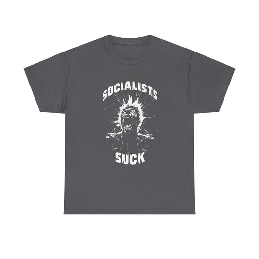 Socialists Suck Unisex Heavy Cotton Tee