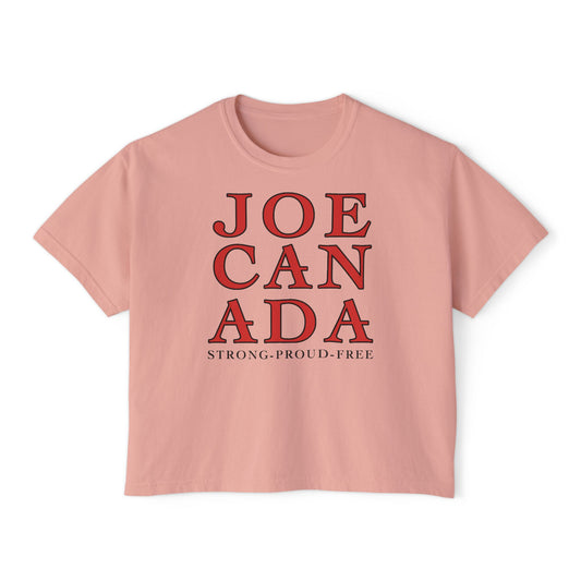 JoeCanada Strong Proud Free Women's Boxy Tee