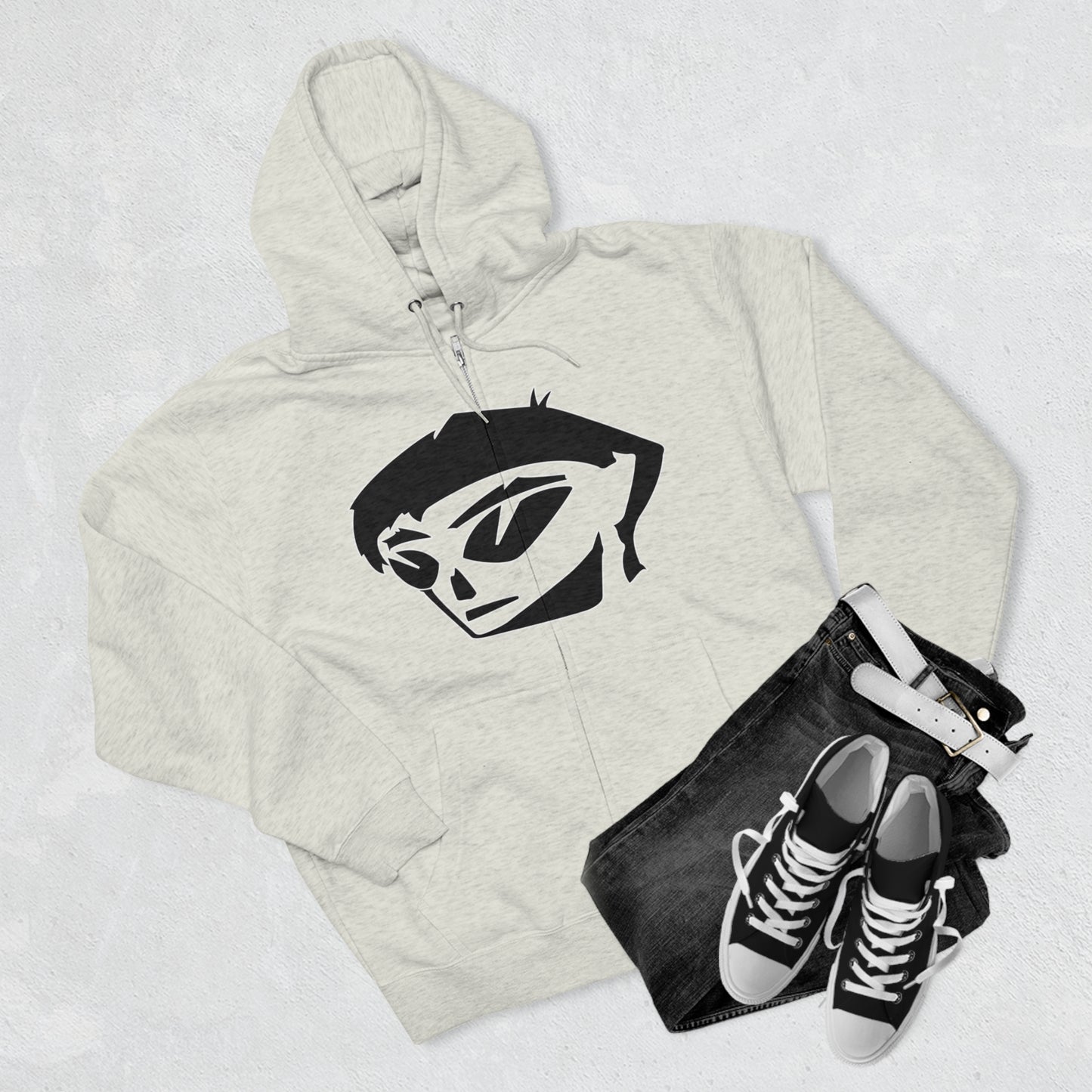 Alien Boy. Unisex Zip Hoodie
