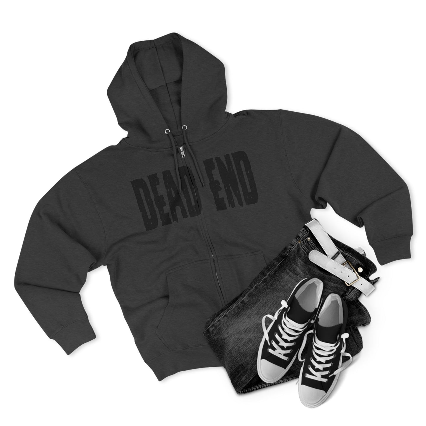 Dead End Unisex Zip Hoodie