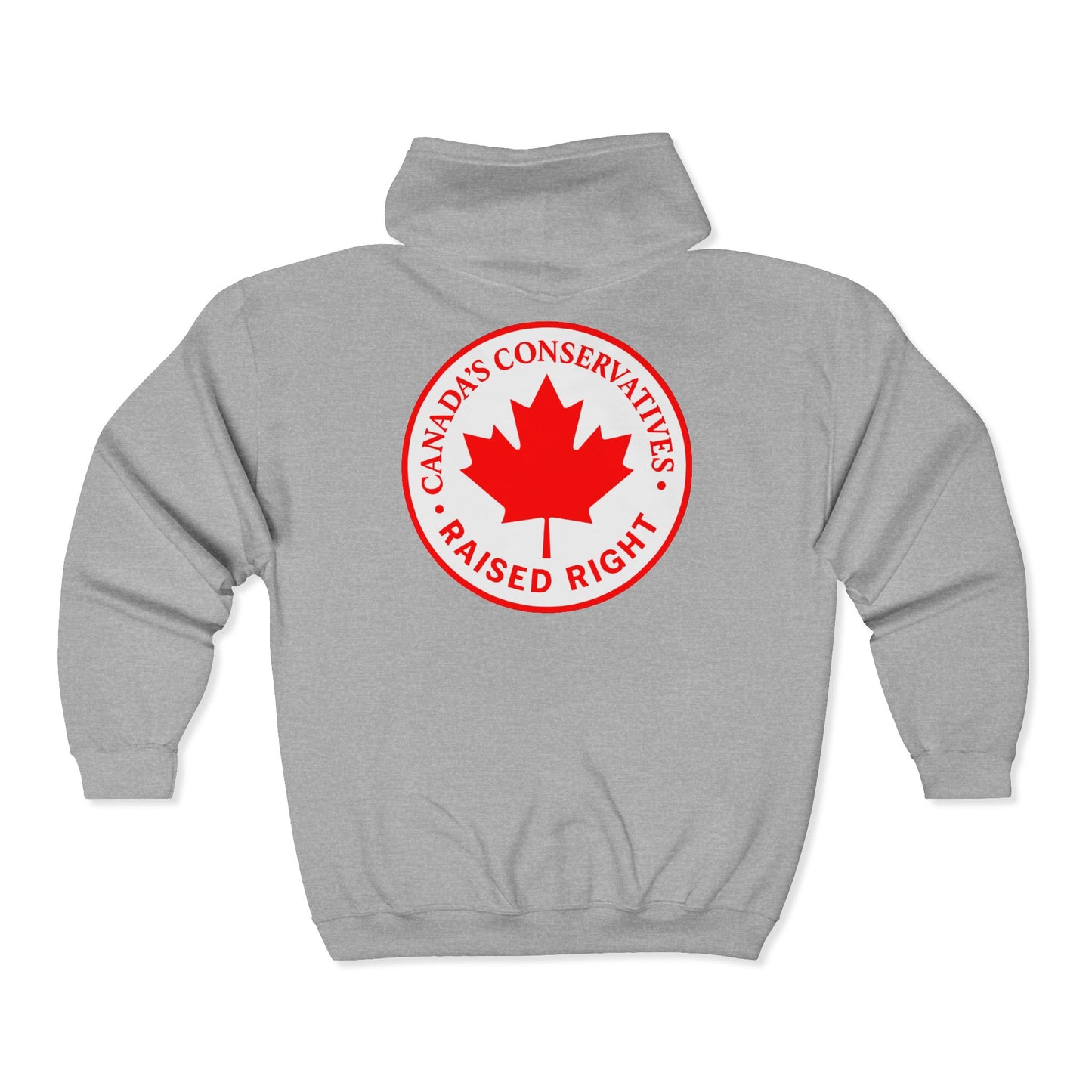 Can Con Raised Right Unisex Heavy Blend™ Full Zip Hooded Sweatshirt