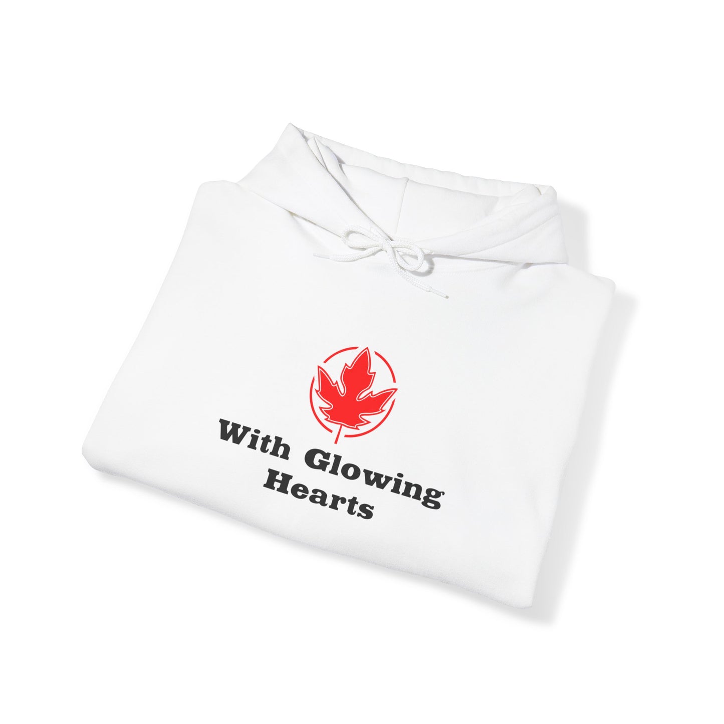 With Glowing Hearts.  Unisex Heavy Blend™ Hooded Sweatshirt