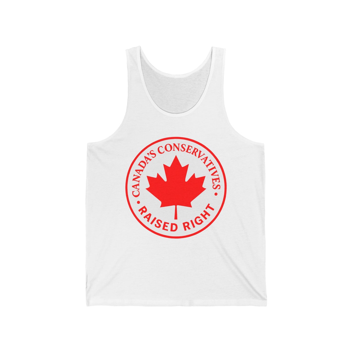 Can Con Raised Right Unisex Jersey Tank