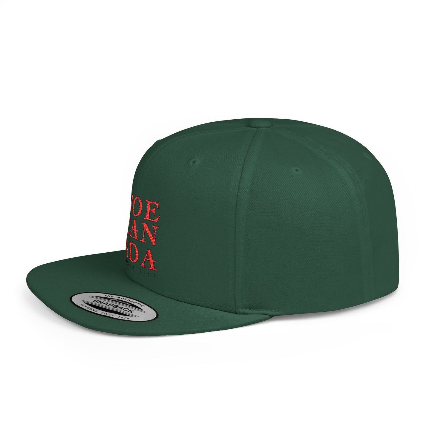 JoeCanada Strong Proud Free Flat Bill Snapback