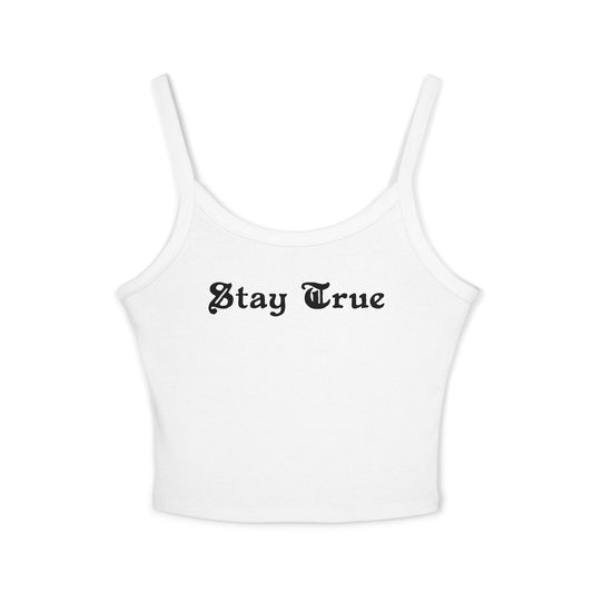 STAY TRUE.  Women's Spaghetti Strap Tank Top