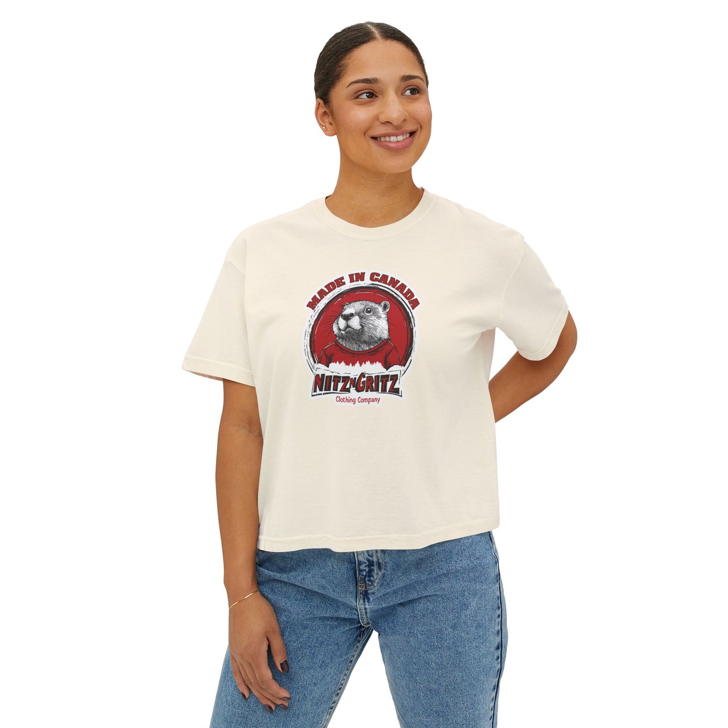 NitznGritz' Made in Canada Women's Boxy Tee