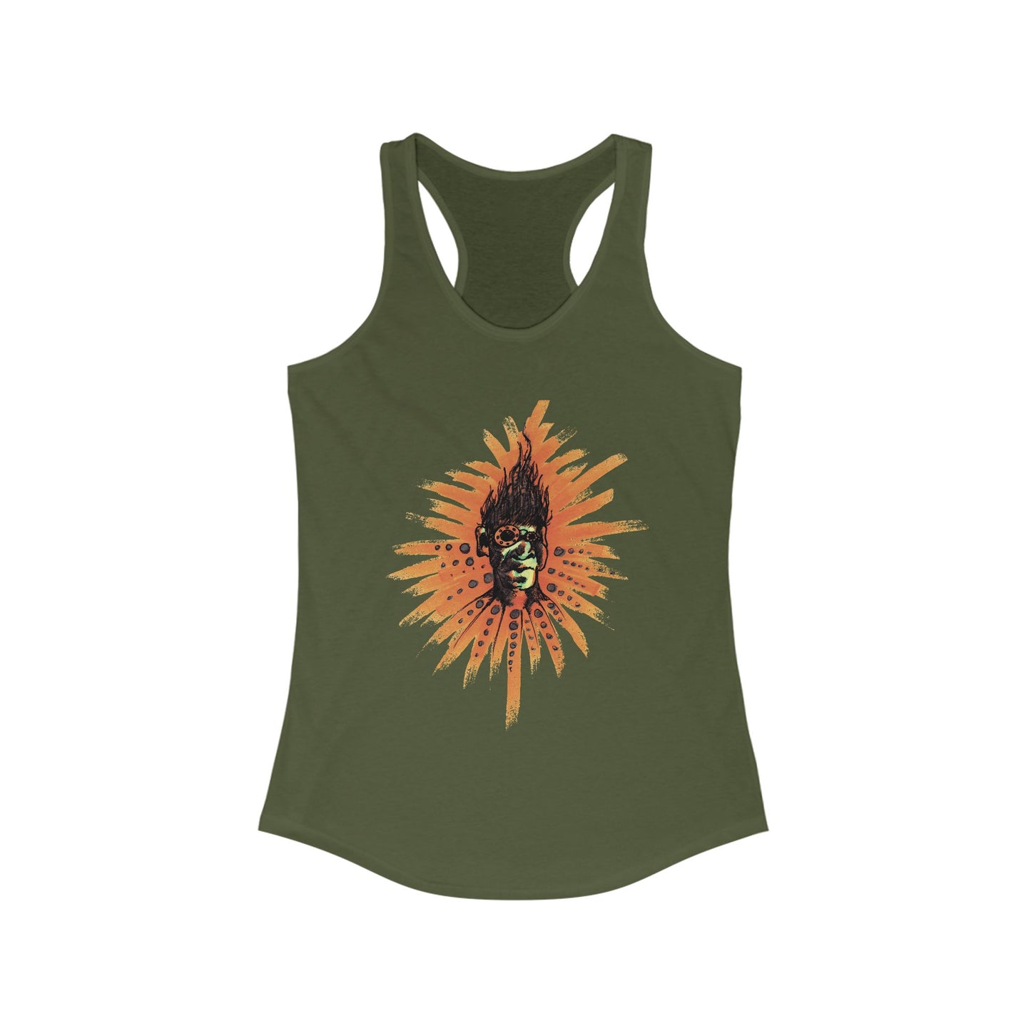 Orange Ya Feelin It Women's Ideal Racerback Tank