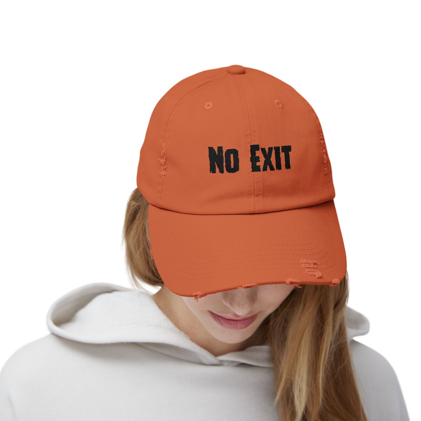 No Exit ,Unisex Distressed Cap