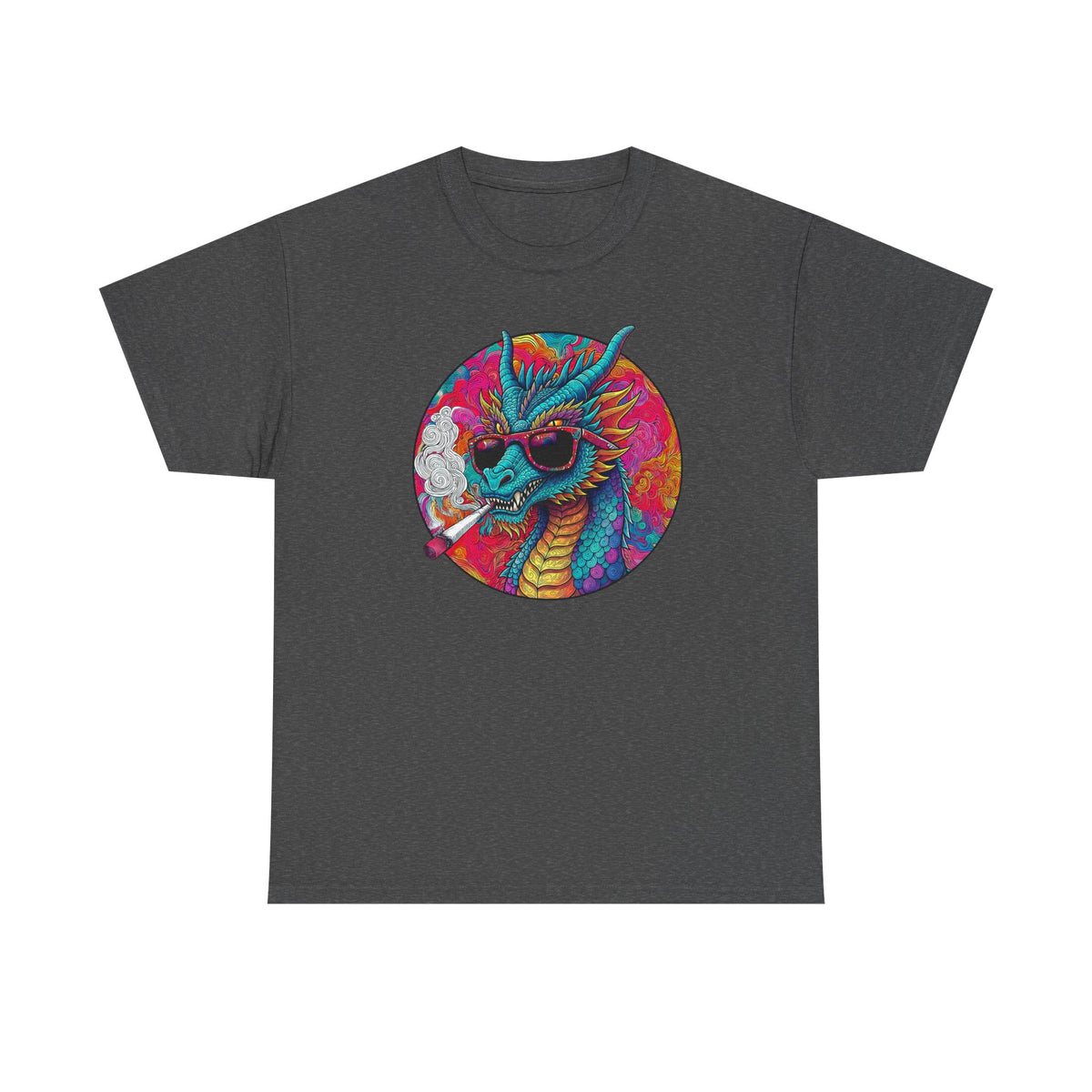 Dragon Puffer Unisex Heavy Cotton Tee