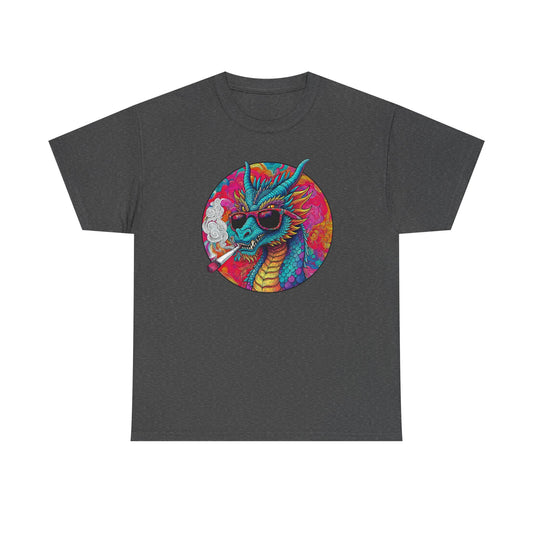 Dragon Puffer Unisex Heavy Cotton Tee