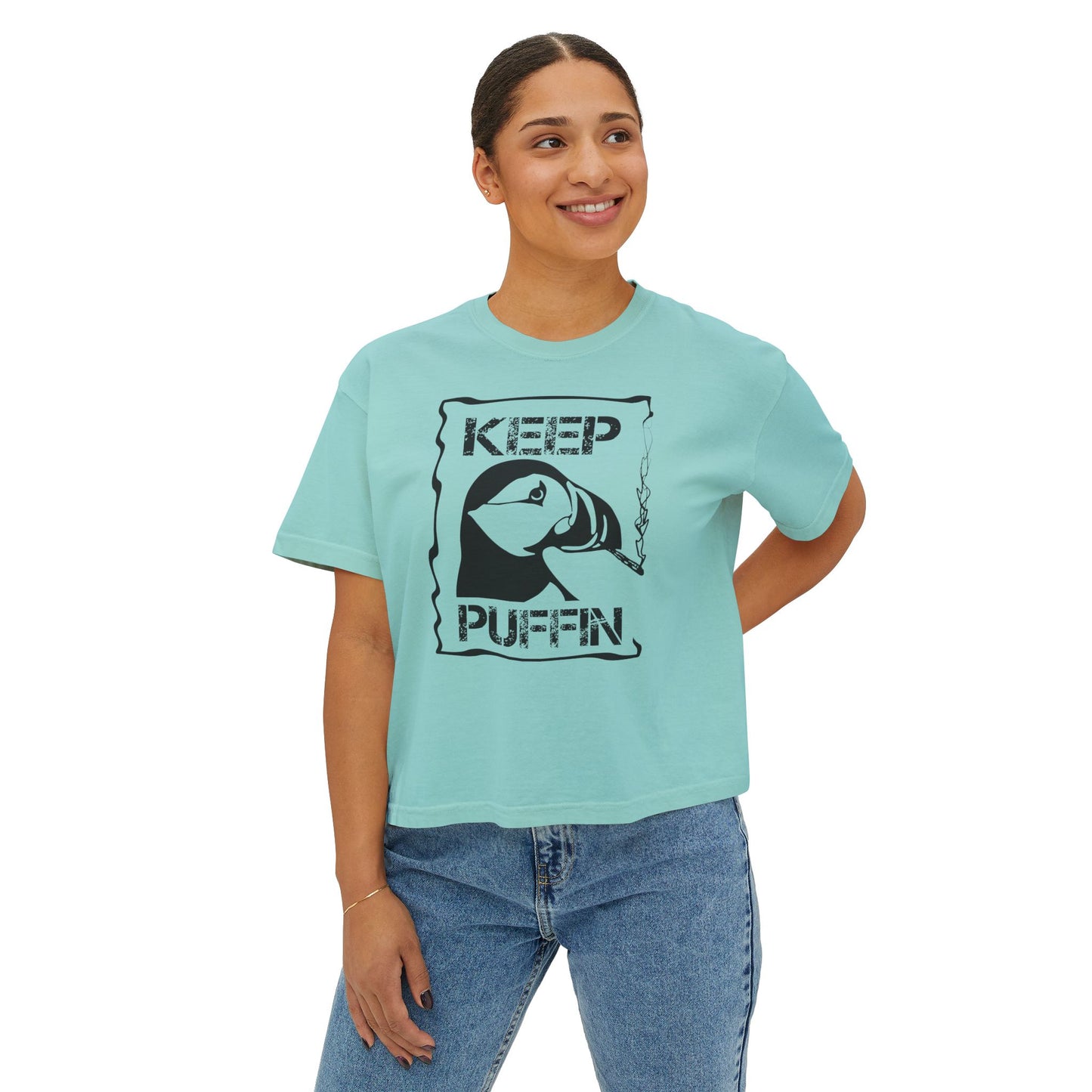 Keep Puffin Women's Boxy Tee