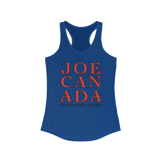 JoeCanada Strong Proud Women's Ideal Racerback Tank