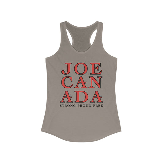 JoeCanada Strong Proud Women's Ideal Racerback Tank
