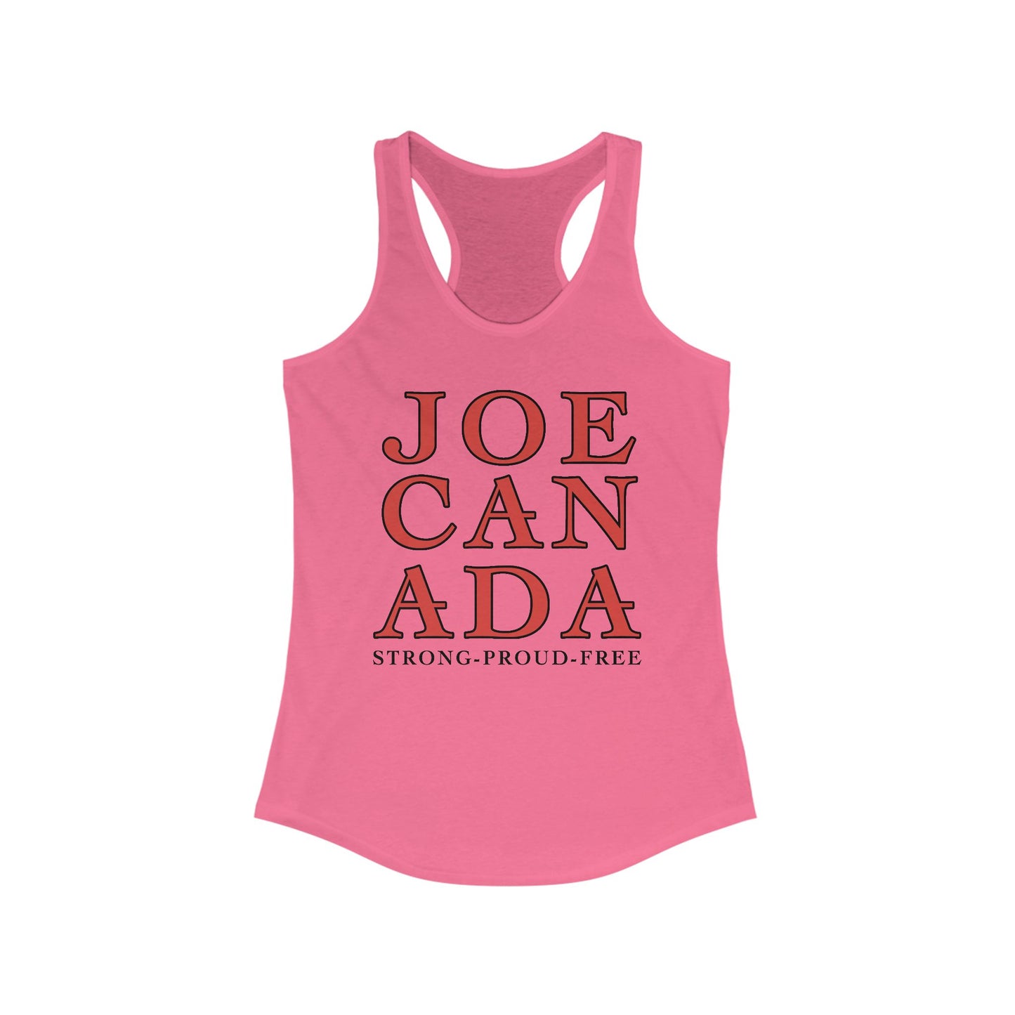 JoeCanada Strong Proud Women's Ideal Racerback Tank