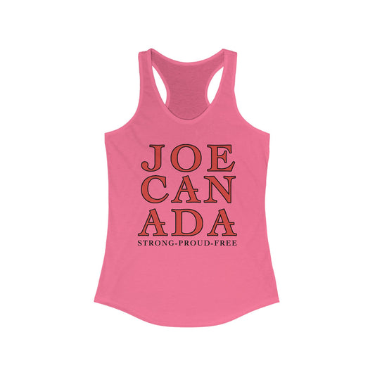 JoeCanada Strong Proud Women's Ideal Racerback Tank