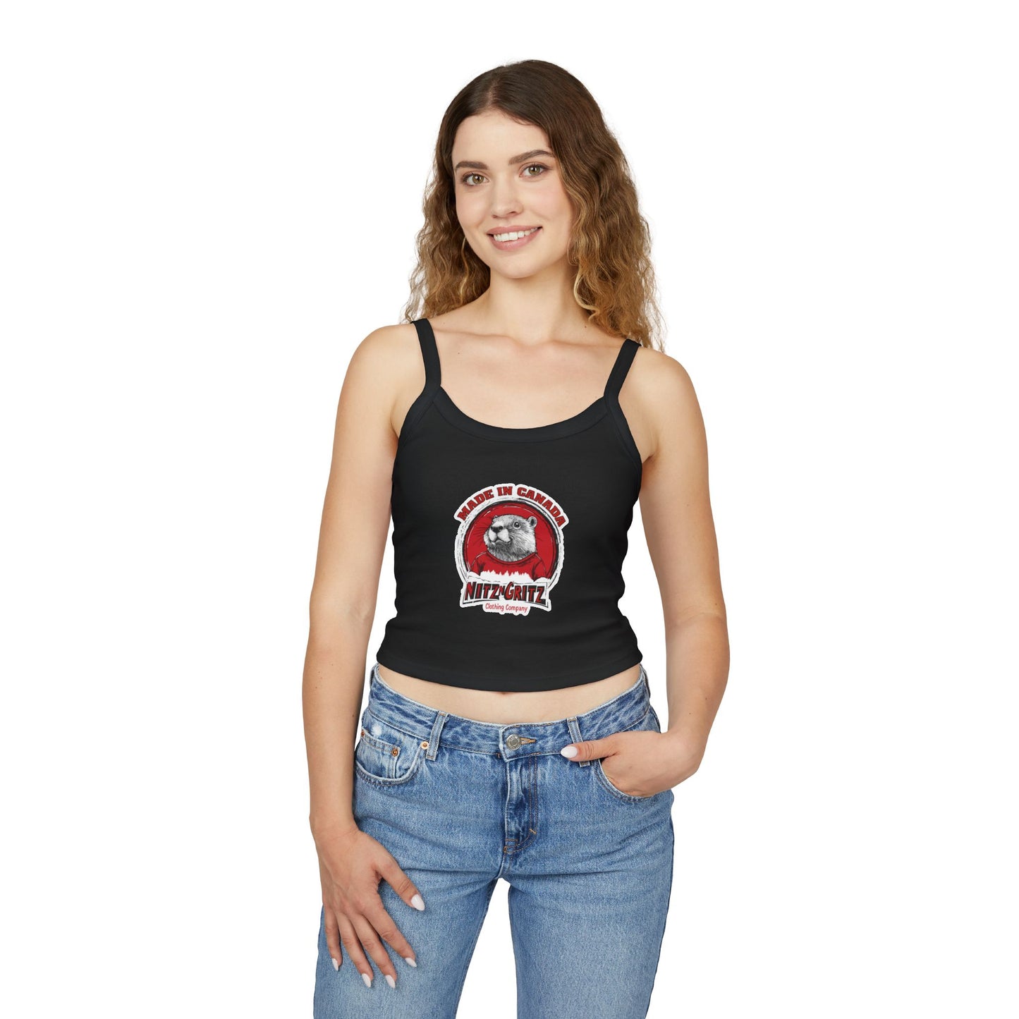 NitznGritz Made in Canada Women's Spaghetti Strap Tank Top