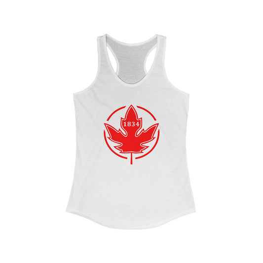 1834 Leaf Circle Women's Ideal Racerback Tank